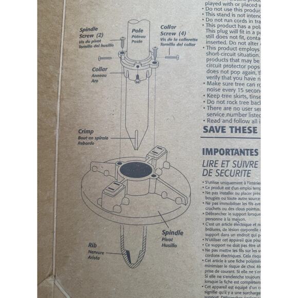 EZ Rotating Christmas Tree Stand Rotates 360° For Artificial Trees Upto 8.5 Feet - Picture 11 of 15